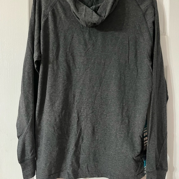 American Crusader Large Men’s Stripe Long Sleeve Hoodie Shirt, made India, - Picture 3 of 8